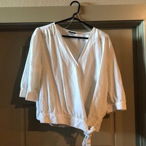 A. N. A. White Blouse